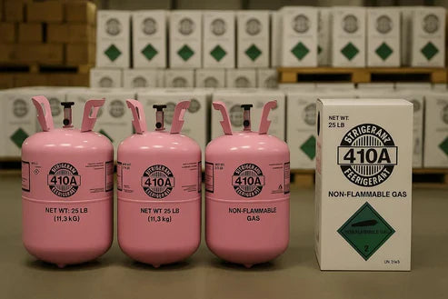 R-410A Réfrigérant - Bouteille de 25 lb (11,3 kg)