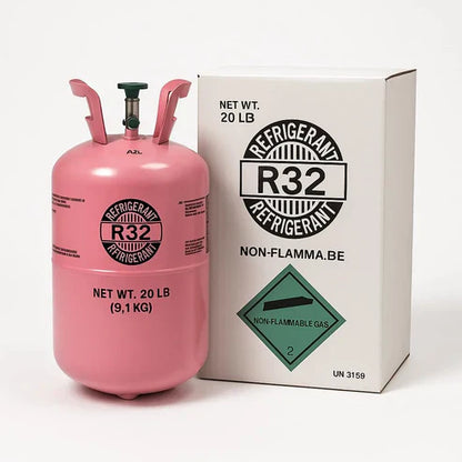 R-32 Réfrigérant - Bouteille de 20 lb (9,07 kg)